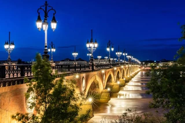Vue emblématique de Bordeaux