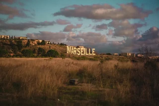 Vue emblématique de Marseille